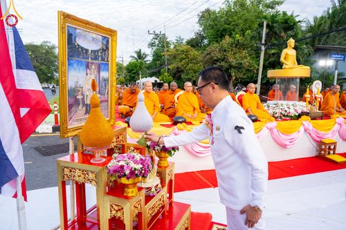 ภาพ No.341141:วันที่ 27 กรกฎาคม พ.ศ. 2569 พิธีตักบาตรพระ 1,000 รูป เมืองพัทลุง  ณ ถนนราเมศวร์ อ.เมือง จ.พัทลุง