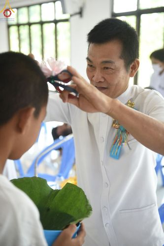 ภาพ No.133366:พิธีตัดปอยผม ธรรมทายาท โครงการบรรพชาสามเณร ฟื้นฟูพระพุทธศาสนาทั่วไทย  ณ ศูนย์ปฏิบัติธรรมจังหวัดสระบุรี อ.พระพุทธบาท จ.สระบุรี  วันที่ 2 เมษายน พ.ศ. 2567
