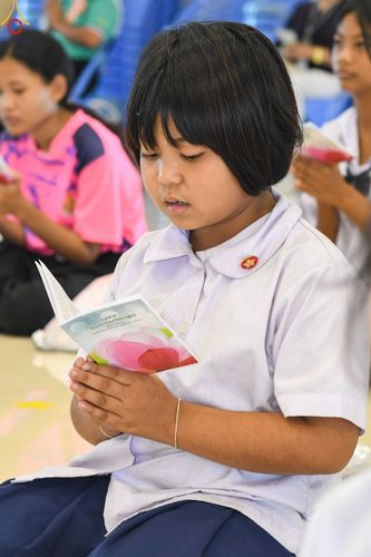 ภาพ No.103318:วันรวมพลังเด็กดี V-Star ผู้นำฟื้นฟูศีลธรรมโลก จังหวัดพระนครศรีอยุธยา ณ ศูนย์อบรมเยาวชนบางปะหัน ต.หันสัง อ.บางปะหัน จ.พระนครศรีอยุธยา วันอังคารที่ 19 ธันวาคม พ.ศ. 2566