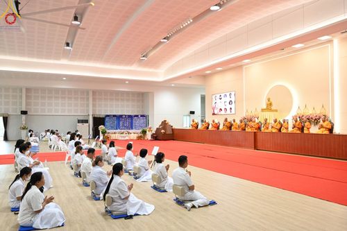 ภาพ No.87065:พิธีทักษิณานุปทานแด่บรรพชนตระกูลผ่องสวัสดิ์ และหมู่ญาติที่ล่วงลับไปแล้ว ณ มหาเจดีย์ทัตตชีโว ศูนย์อบรมเยาวชนกาญจนบุรี วันที่ 31 สิงหาคม พ.ศ. 2566