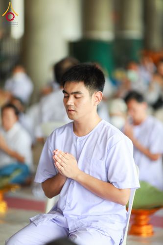 ภาพ No.143912:พิธีตัดปอยผมและปลงผมธรรมทายาท รุ่นเข้าพรรษา ณ มหาวิหารคด คอร์ 16 วัดพระธรรมกาย วันอาทิตย์ที่ 7 กรกฎาคม พ.ศ. 2567