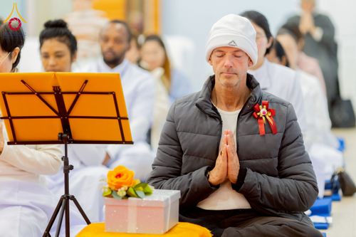 ภาพ No.233252:วันอาทิตย์ที่ 6 กรกฎาคม พ.ศ. 2568 พิธีถวายมหาสังฆทานแด่คณะสงฆ์ทั่วโลกและพิธีตักบาตรเนื่องในวันเข้าพรรษา  ณ วัดพุทธเคปทาวน์ ประเทศแอฟริกาใต้