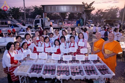 ภาพ No.119035:พิธีถวายภัตตาหารเป็นสังฆทาน แด่คณะพระธรรมยาตรา วันที่ 27 มกราคม พ.ศ. 2567 ณ อนุสรณ์สถานบางปลา จ.นครปฐม