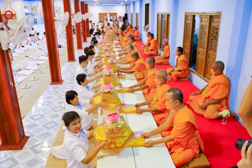 ภาพ No.115604:พิธีถวายภัตตาหารเป็นสังฆทาน แด่คณะพระธรรมยาตรา ปีที่ 12 วันที่ 20 มกราคม พ.ศ. 2567 ณ วัดโบสถ์(บน) บางคูเวียง จ.นนทบุรี