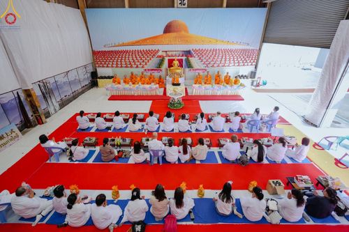 พิธีทอดผ้าป่าสามัคคีฉลองครบ 13 ปี วัดพระธรรมกายไอจิ แด่คณะพระภิกษุสงฆ์ 12 วัด ศูนย์สาขาทั่วภาคพื้นญี่ปุ่น วันที่ 31 มีนาคม พ.ศ. 2567
