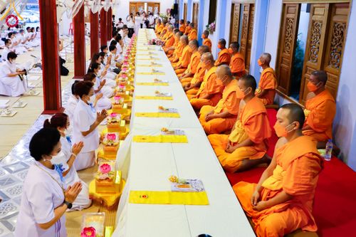 ภาพ No.114448:พิธีถวายภัตตาหารเป็นสังฆทาน แด่คณะพระธรรมยาตรา ปีที่ 12 วันที่ 18 มกราคม พ.ศ. 2567 ณ วัดโบสถ์(บน) บางคูเวียง จ.นนทบุรี