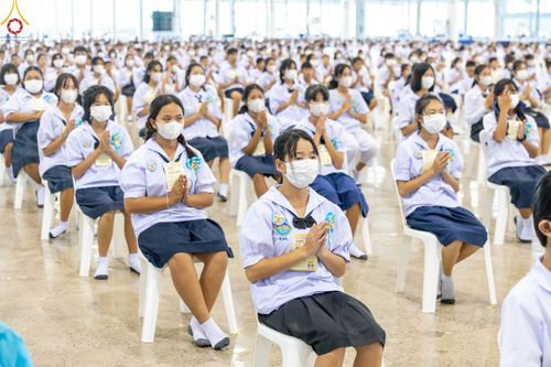 ภาพ No.89627:อบรมเชิงปฏิบัติการจัดกิจกรรมทอดกฐินสัมฤทธิ์ และพิธีมอบผ้าไตรประธานกฐินสัมฤทธิ์เด็กดี V-Star ประจำปีพุทธศักราช 2566  วันเสาร์ที่ 9 กันยายน พ.ศ. 2566 ณ สภาธรรมกายสากล วัดพระธรรมกาย จ.ปทุมธานี