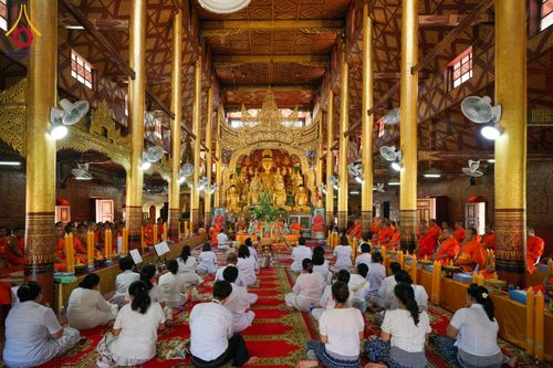 ภาพ No.144317:พิธีถวายเทียนพรรษา, พิธีสืบชะตาหลวง, พิธีถวายสังฆทาน และ พิธีถวายทุนการศึกษา บูชาธรรม ๘๐ ปี พระครูบาไชยบูลย์ ธัมมชโย วันจันทร์ที่ ๑๕ กรกฏาคม พ.ศ. ๒๕๖๗ ณ วัดราชฐานหลวงหัวข่วง เมืองเชียงตุง สาธารณรัฐแห่งสหภาพเมียนมาร์