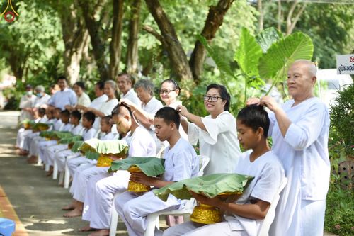 โครงการบรรพชาสามเณร ศูนย์ปฏิบัติธรรมบุญประสาน จ.นครราชสีมา ระหว่างวันที่ 11 - 31 ตุลาคม พ.ศ. 2566