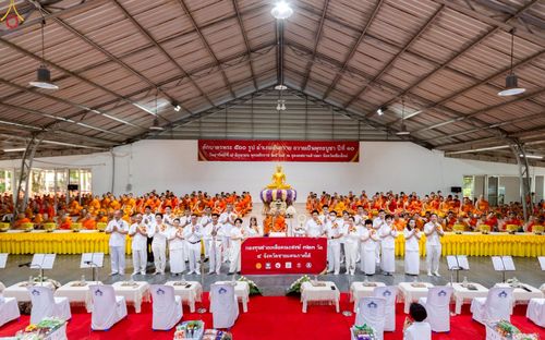 ภาพ No.228109:วันอาทิตย์ที่ 8 มิถุนายน พ.ศ. 2568 พิธีตักบาตรพระ 500 รูป ปีที่ 10 ณ ธุดงคสถานล้านนา อำเภอสันทราย จังหวัดเชียงใหม่
