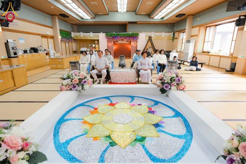 พิธีโปรยรัตนชาติ สถาปนาสวนป่าสมาธิ วัดป่าธรรมกายนานาชาติโทชิหงิ ประเทศญี่ปุ่น วันที่ 23 มีนาคม พ.ศ. 2567