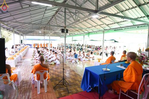 ภาพ No.133182:พิธีตัดปอยผม ธรรมทายาท โครงการสามเณรฟื้นฟูพระพุทธศาสนาทั่วไทย ณ ศูนย์ปฏิบัติธรรมวิหารแดง ตำบลเจริญธรรม อำเภอวิหารแดง จ.สระบุรี  วันที่ 31  มีนาคม พ.ศ. 2567