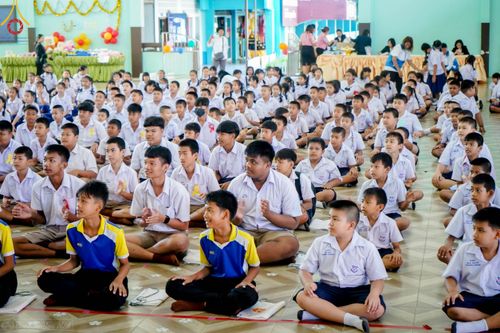 ภาพ No.104768:วันรวมพลังเด็กดี V-star ผู้นำฟื้นฟูศีลธรรมโลก จังหวัดพังงา วันที่ 22 ธันวาคม พ.ศ. 2566 ณ โรงเรียนอนุบาลพังงา