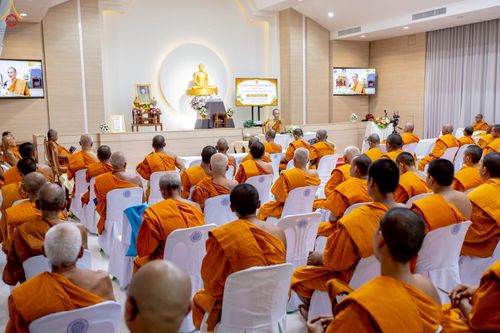 ภาพ No.236980:วันพุธที่ 6 สิงหาคม พ.ศ. 2568 ขึ้น 12 ค่ำ เดือน 5 การประชุมพระสังฆาธิการและพระนวกะ ในเขตปกครองคณะสงฆ์อำเภอเขาชัยสน  และอำเภอบางแก้ว ประจำปี ๒๕๖๘ ณ ศูนย์ปฏิบัติธรรมพัทลุง ตำบลควนขนุน อำเภอเขาชัยสน จังหวัดพัทลุง