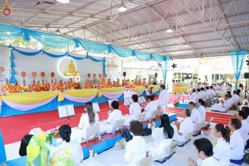 ภาพ No.91885:พิธีทอดกฐินสามัคคีทั่วไทย สร้างกำแพงแก้ว ดูแลสามเณรน้อยเตรียมบาลีนาคหลวงประโยค 9 ณ ศูนย์เบญจธรรม เขตดอนเมือง จ.กรุงเทพมหานคร วันศุกร์ที่ 3 พฤศจิกายน พ.ศ.2566