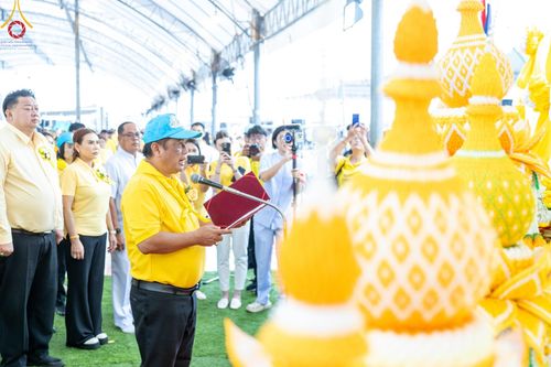 ภาพ No.146411:มหาสังฆทานถวายเป็นพุทธบูชาครั้งยิ่งใหญ่ โครงการทำบุญตักบาตร เพื่อถวายเป็นพระราชกุศล เนื่องในโอกาสมหามงคลเฉลิมพระชนมพรรษา พระบาทสมเด็จพระเจ้าอยู่ห้วฯ ทรงเจริญพระชนมพรรษา 6 รอบ 72 พรรษา