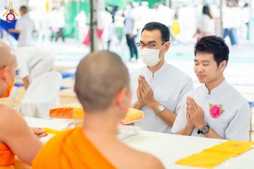 ภาพ No.119892:พิธีถวายภัตตาหารเป็นสังฆทาน แด่คณะพระธรรมยาตรา ปีที่ 12 วันที่ 28 มกราคม พ.ศ. 2567 ณ อนุสรณ์สถานบางปลา จ.นครปฐม