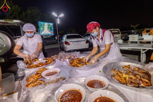 ภาพ No.113597:พิธีถวายภัตตาหารเป็นสังฆทาน แด่คณะพระธรรมยาตรา ปีที่ 12 วันที่ 17 มกราคม พ.ศ. 2567 ณ วัดโบสถ์(บน) บางคูเวียง จ.นนทบุรี