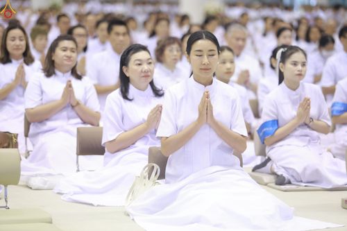 ภาพ No.311800:วันอังคารที่ 3 มีนาคม พ.ศ.2569 ปฏิบัติธรรมภาคสายวันมาฆบูชา พิธีถวายภัตตาหารเป็นสังฆทาน ณ สภาธรรมกายสากล วัดพระธรรมกาย