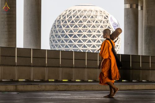 ภาพ No.81036:การฝึกเดินธุดงค์ของสามเณร ในโครงการบรรพชาสามเณรเพื่อฟื้นฟูพระพุทธศาสนาทั่วไทย ประจำปี 2566 ณ วิหารคดชั้น2 วัดพระธรรมกาย