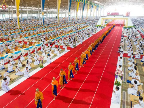 พิธีมุทิตาสักการะพระภิกษุ ผู้สอบได้เปรียญธรรม ๙ ประโยคระดับโลก, พิธีมอบโล่เกียรติยศและทุนการศึกษา สำนักเรียนบาลีดีเด่นทั่วประเทศ ในวันสมาธิโลก อาทิตย์ที่ 6 สิงหาคม พ.ศ. 2566 ณ สภาธรรมกายสากล วัดพระธรรมกาย