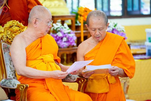 ภาพ No.311082:วันพฤหัสบดีที่ 26 กุมภาพันธ์ พ.ศ. 2569 พิธีถวายสังฆทานแด่คณะสงฆ์ 323 วัด ปีที่ 22 ครั้งที่ 182 พิธีมอบกองทุนหนุนแรงใจช่วยครูใต้ ปีที่ 19 ครั้งที่ 145 และพิธีทำบุญอุทิศส่วนกุศลให้ผู้วายชนม์