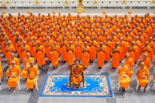 ภาพ No.280444:วันที่ 4 ธันวาคม พ.ศ. 2568 พิธีอุปสมบทหมู่ ในโครงการบวชบูชาธรรมมหาปูชนียาจารย์ 4 วัด ในจังหวัดบุรีรัมย์