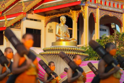 ภาพ No.73167:พุทธบุตรธรรมยาตรา ปฏิบัติธรรมและบันทึกภาพประวัติศาสตร์ ในโครงการธรรมยาตรากตัญญูบูชา มหาปูชนียาจารย์ พระมงคลเทพมุนี(สด จนฺทสโร) พระผู้ปราบมาร อนุสรณ์สถาน 7 แห่ง ปีที่ 11 ณ วัดโบสถ์ (บน) ต.บางคูเวียง อ.บางกรวย จ.นนทบุรี วันที่ 19 มกราคม พ.ศ. 2566