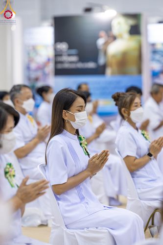 ภาพ No.91068:พิธีบำเพ็ญกุศลสวดพระอภิธรรม  อุบาสกถาวร พรหมถาวร (อุบาสกผู้ปั้นพระ) คืนสุดท้าย วันศุกร์ที่ 20 ตุลาคม พ.ศ. 2566 ณ ห้องแก้วสารพัดนึก 1 สภาธรรมกายสากล วัดพระธรรมกาย จ.ปทุมธานี