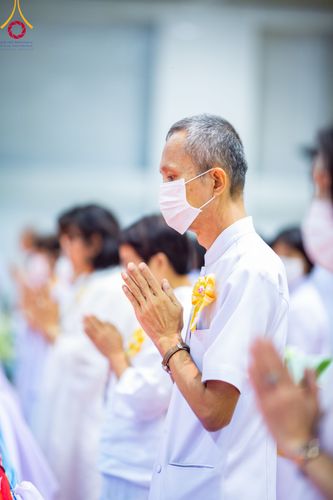 ภาพ No.90883:พิธีบำเพ็ญกุศลสวดพระอภิธรรม  อุบาสกถาวร พรหมถาวร (อุบาสกผู้ปั้นพระ) คืนที่ 5 วันพุธที่ 18 ตุลาคม พ.ศ. 2566 ณ ห้องแก้วสารพัดนึก 1 สภาธรรมกายสากล วัดพระธรรมกาย จ.ปทุมธานี