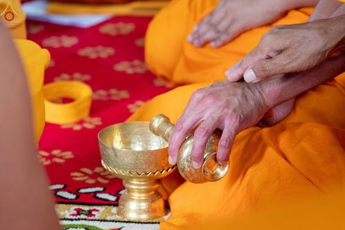 ภาพ No.65913:พิธีอุปสมบทวัดแค อ.พระสมุทรเจดีย์ จ.สมุทรปราการ รับบุญจัดงานโดยสำนักพัฒนาเยาวชนโลก ในโครงการอุปสมบทบูชาธรรม มหาปูชนียาจารย์ประจำปี 2565 เมื่อวันที่ 7 ธันวาคม พ.ศ. 2565