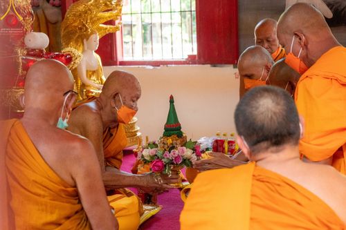 ภาพ No.67117:พิธีอุปสมบทวัดราษฎร์ศรัทธาธรรม อ.หนองแค จ.สระบุรี รับบุญจัดงานโดย สำนักพัฒนาเยาวชนโลก เมื่อวันที่ 9 ธันวาคม พ.ศ. 2565