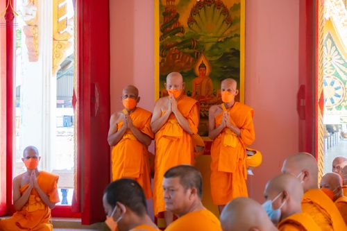 ภาพ No.66244:พิธีอุปสมบท วัดราษฎร์นิยมธรรม  อ.บางพลี จ.สมุทรปราการ รับบุญจัดงานโดยสำนักสถาบันพัฒนาเยาวชนโลก เมื่อวันที่ 7 ธันวาคม พ.ศ. 2565