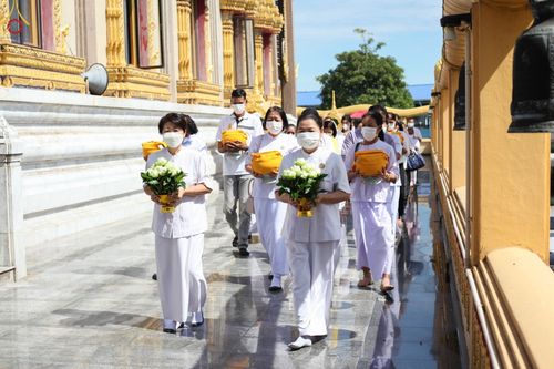 ภาพ No.65897:พิธีอุปสมบทวัดแค อ.พระสมุทรเจดีย์ จ.สมุทรปราการ รับบุญจัดงานโดยสำนักพัฒนาเยาวชนโลก ในโครงการอุปสมบทบูชาธรรม มหาปูชนียาจารย์ประจำปี 2565 เมื่อวันที่ 7 ธันวาคม พ.ศ. 2565