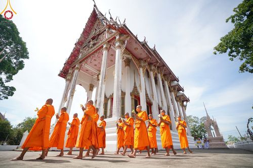 ภาพ No.67273:พิธีอุปสมบทวัดอัมพวัน อ.บ้านนา จ.นครนายก รับบุญจัดงานโดย สำนักสาธารณูปการ เมื่อวันที่ 9 ธันวาคม พ.ศ. 2565