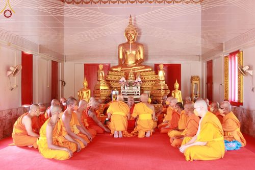 ภาพ No.66826:พิธีอุปสมบท วัดตลาดใหม่ จ.อ่างทอง รับบุญจัดงานโดย สำนักบริการกลาง เมื่อวันที่ 7 ธันวาคม พ.ศ. 2565