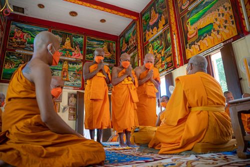 ภาพ No.66284:พิธีอุปสมบทวัดรัตนชมภู อ.กบินทร์บุรี จ.ปราจีนบุรี รับบุญจัดงานโดยสำนักการศึกษา เมื่อวันที่ 7 ธันวาคม พ.ศ. 2565