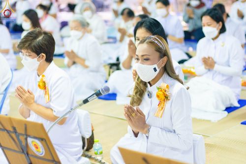 ภาพ No.74074:พิธีถวายภัตตาหารเป็นสังฆทาน แด่คณะพระธรรมยาตราฯ ในโครงการธรรมยาตรากตัญญูบูชา มหาปูชนียาจารย์ พระมงคลเทพมุนี(สด จนฺทสโร) พระผู้ปราบมาร อนุสรณ์สถาน 7 แห่ง ปีที่ 11 วันที่ 25 มกราคม พ.ศ. 2566