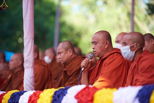 ภาพ No.63494:พิธีถวายและฉลองพระพุทธรูปปางไสยาสน์ขนาด 126 ฟุต ใหญ่ที่สุดในประเทศบังกลาเทศ ณ วัดจูราชารี สาขะ บานา วิหาร รังกามาติ วันที่ 16 พฤศจิกายน พ.ศ. 2565