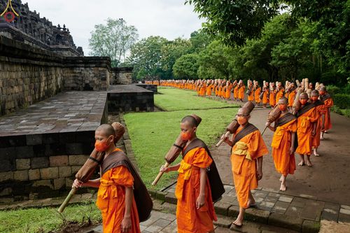 ภาพ No.68435:ธรรมยาตรา ณ มหาเจดีย์บรมพุทโธ ประเทศอินโดนีเซีย วันที่ 24 ธันวาคม พ.ศ. 2565