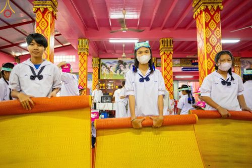 ภาพ No.203596:พิธีทอดผ้าป่าทำนุบำรุงศาสนสถาน ณ วัดตะเคียน ตำบลบางคูเวียง อำเภอบางกรวย จังหวัดนนทบุรี ในโครงการธรรมยาตรา กตัญญูบูชา มหาปูชนียาจารย์ พระมงคลเทพมุนี(สด จนฺทสโร) พระผู้ปราบมาร อนุสรณ์สถาน 7 แห่ง ปีที่ 13 วันที่ 29 มกราคม พ.ศ. 2568