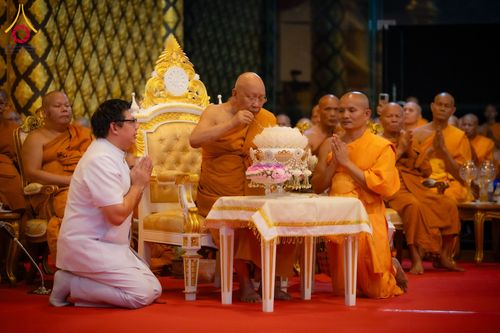 ภาพ No.210748:วันพฤหัสบดีที่ 13 มีนาคม พ.ศ. 2568  สมโภชพระประธานอุโบสถวัดป่าอุบลแก้ว จังหวัดอุบลราชธานี