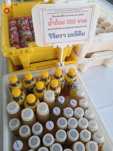 ภาพ No.195960:พิธีถวายภัตตาหารเป็นสังฆทาน แด่พระธรรมยาตรา ณ วัดโบสถ์(บน) ตำบลบางคูเวียง อำเภอบางกรวย จังหวัดนนทบุรี ในโครงการธรรมยาตรา กตัญญูบูชา มหาปูชนียาจารย์ พระมงคลเทพมุนี(สด จนฺทสโร) พระผู้ปราบมาร อนุสรณ์สถาน 7 แห่ง ปีที่ 13 วันที่ 16 มกราคม พ.ศ. 2568