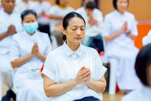 ภาพ No.225427:วันอาทิตย์ที่ 18 พฤษภาคม พ.ศ. 2568 พิธีร่วมบุญการศึกษา พระภิกษุ สามเณร ณ ห้องแก้วสารพัดนึก 2 วัดพระธรรมกาย