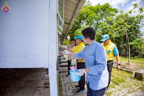 ภาพ No.226803:กิจกรรมจิตอาสาพัฒนา “เราทำความ ดี ด้วยหัวใจ” เนื่องในโอกาสวันพระบาทสมเด็จพระปกเกล้าเจ้าอยู่หัว ณ วัดพระธรรมกาย อ.คลองหลวง จ.ปทุมธานี วันพุธที่ 28 พฤษภาคม พ.ศ. 2568