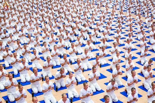 ภาพ No.340300:วันที่ 23 กรกฎาคม พ.ศ. 2569 พิธีเปิดโครงการพัฒนาคุณธรรม จริยธรรม สำหรับนักเรียนนายสิบตำรวจ (นสต.) รุ่นที่ 17 ศูนย์ฝึกอบรมตำรวจภูธรภาค 1 ระหว่างวันที่ 23-27 กรกฏาคม 2569 ( 5 วัน 4 คืน) ณ ศูนย์ปฏิบัติธรรมเวิล์ดพีช วัลเล่ย์ (World Peace Valley) เขาใหญ่  ต.ห