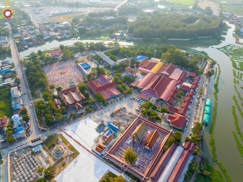 ภาพ No.110469:พิธีต้อนรับพระธรรมยาตรา ในโครงการธรรมยาตรากตัญญูบูชา มหาปูชนียาจารย์ พระมงคลเทพมุนี(สด จนฺทสโร) พระผู้ปราบมาร อนุสรณ์สถาน 7 แห่ง ปีที่ 12 วันที่ 11 มกราคม พ.ศ. 2567 ณ อนุสรณ์สถานลำดับที่ 3 สถานที่เกิดใหม่ในเพศสมณะ วัดสองพี่น้อง จ.สุพรรณบุรี