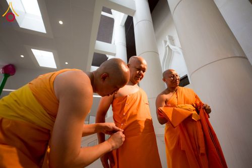 ภาพ No.223651:วันที่ 11 พฤษภาคม พ.ศ. 2568 พิธีบรรพชาของอุบาสก พิสิทธิ์ หมื่นแกล้ว  ณ วัดพระธรรมกาย
