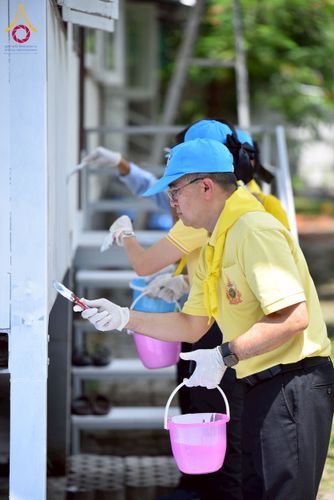 ภาพ No.226801:กิจกรรมจิตอาสาพัฒนา “เราทำความ ดี ด้วยหัวใจ” เนื่องในโอกาสวันพระบาทสมเด็จพระปกเกล้าเจ้าอยู่หัว ณ วัดพระธรรมกาย อ.คลองหลวง จ.ปทุมธานี วันพุธที่ 28 พฤษภาคม พ.ศ. 2568