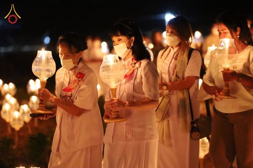 ภาพ No.76272:พิธีกลั่นแผ่นดินสร้างมหาเจดีย์ปัตตานี , พิธีตักบาตรแด่พระภิกษุสงฆ์ 159 รูป ,  พิธีทอดผ้าป่า , พิธีโปรยรัตนชาติ ,  พิธีจุดประทีปถวายเป็นพุทธบูชา ณ ศูนย์อบรมเยาวชนปัตตานี จ.ปัตตานี วันอาทิตย์ที่ 5 กุมภาพันธ์ พ.ศ.2566